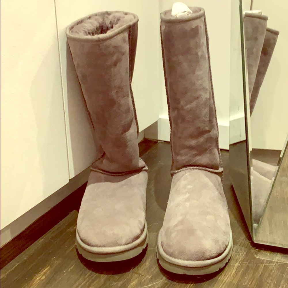 Grey Ugg Tall Boots